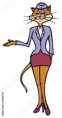 stewardess cat