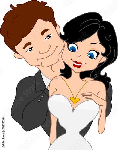 Guy Putting Necklace on Girl