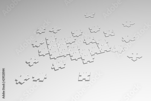 Puzzle business  background