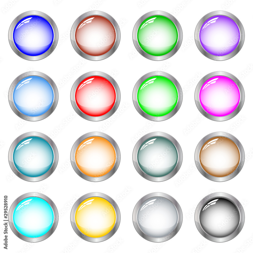 farbige buttons set farbige buttons set