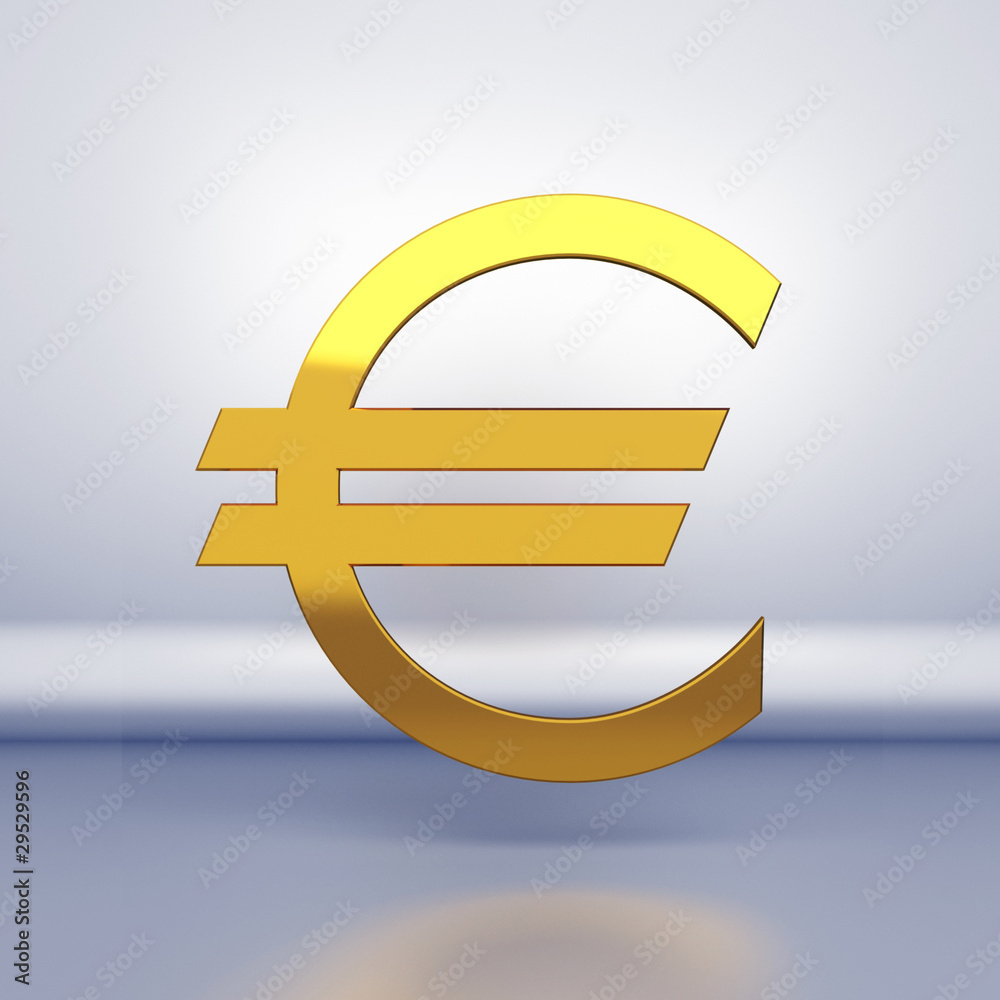 Fototapeta premium Sign of euro