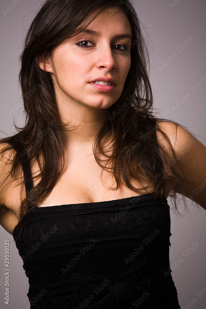Portrait of pretty young woman Portrait of pretty young woman