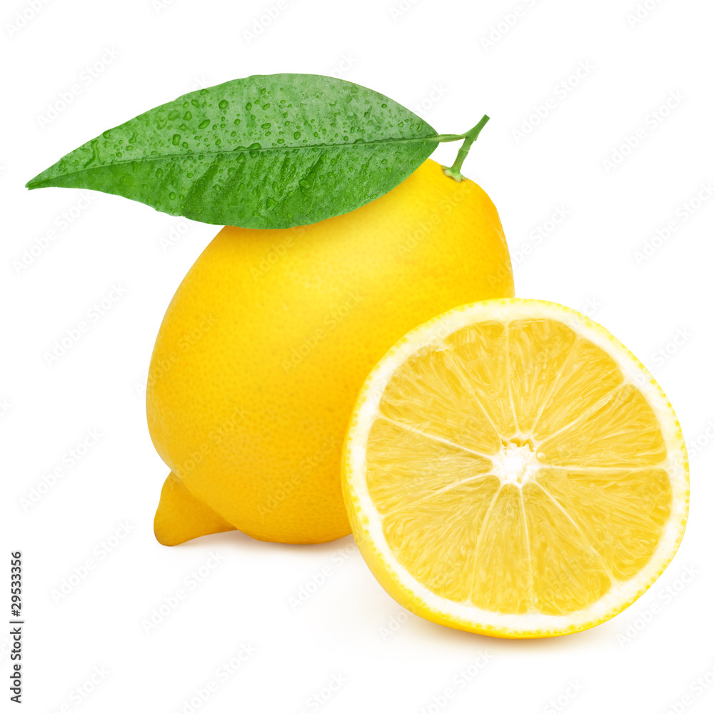 Lemons isolated on white background Lemons isolated on white background