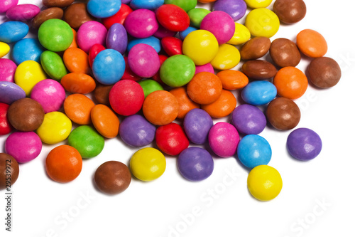 Colorful sugar candies