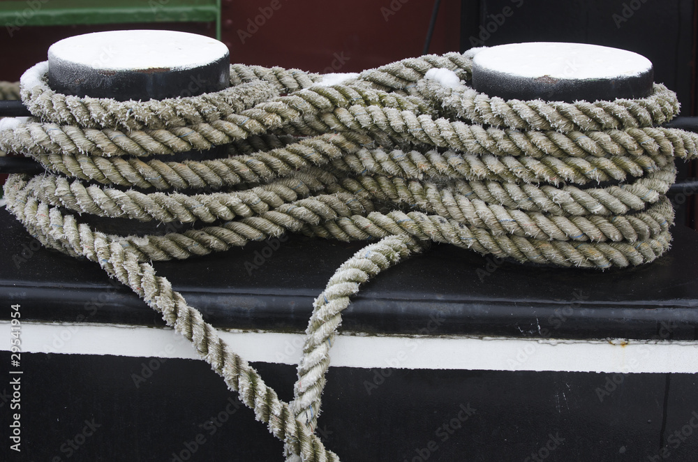 Fototapeta premium Maritime Details im Hafen von Eckernförde