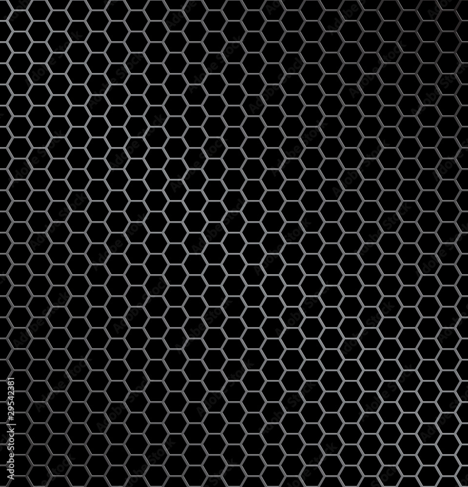 Hexagon metal background Hexagon metal background