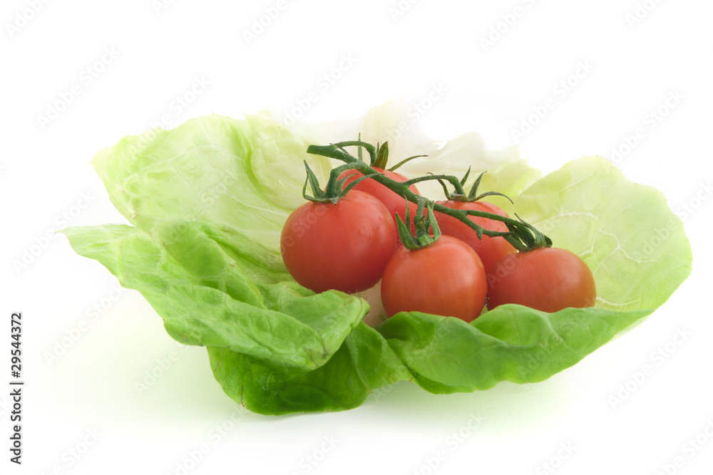 Tomatoes and lettuce Tomatoes and lettuce