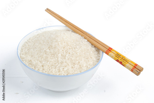 Tableware and rice