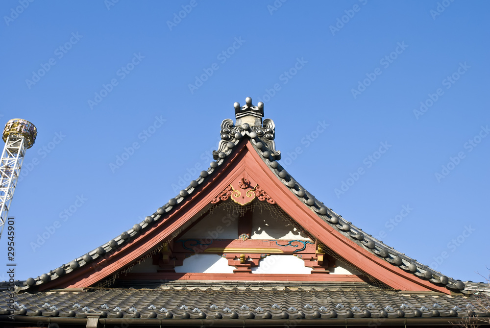 roof japanese temple