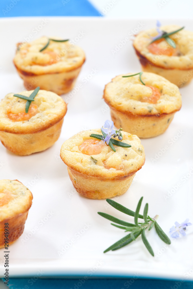 Shrimp and Rosemary muffins Shrimp and Rosemary muffins