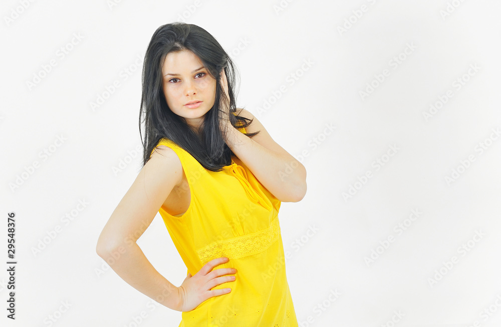 Portrait of beautiful young woman Portrait of beautiful young woman