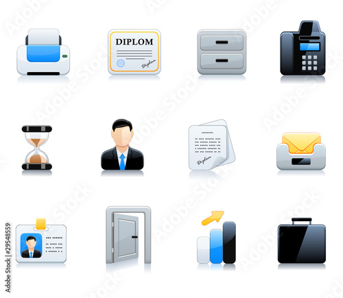 office end business icons