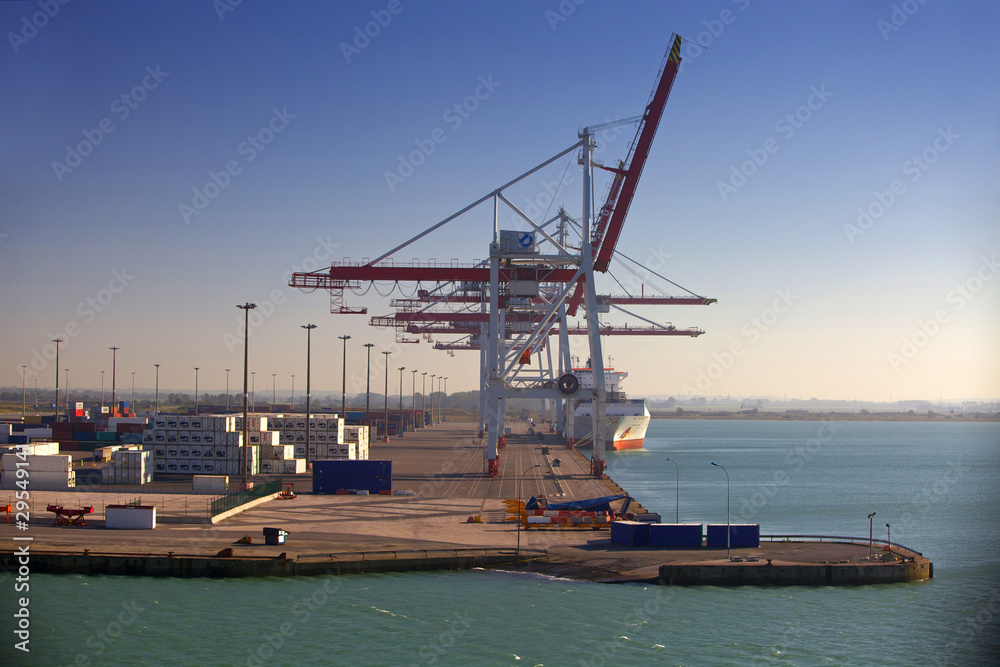 Fototapeta premium Unloading dock