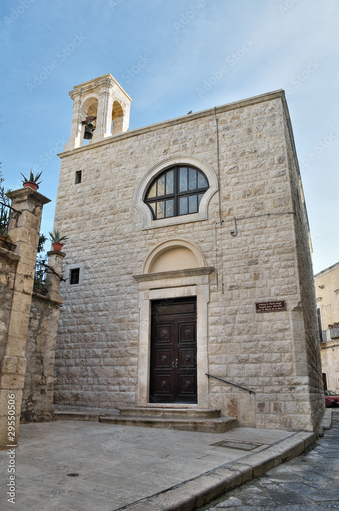 St. Maria degli Angeli Church. Giovinazzo. Apulia.