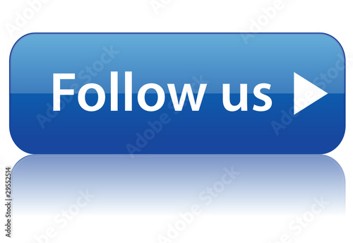"FOLLOW US" Button (social networking web internet subscribe ok)