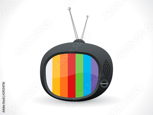 abstract television icon