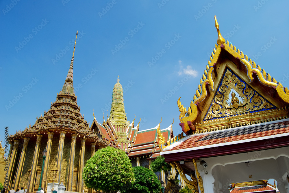 Golden Buddha Temple in Thailand