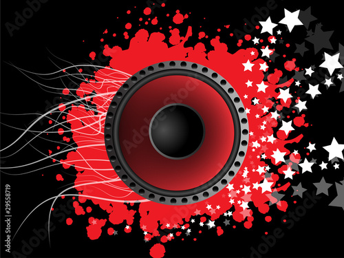Abstract background - sound speaker