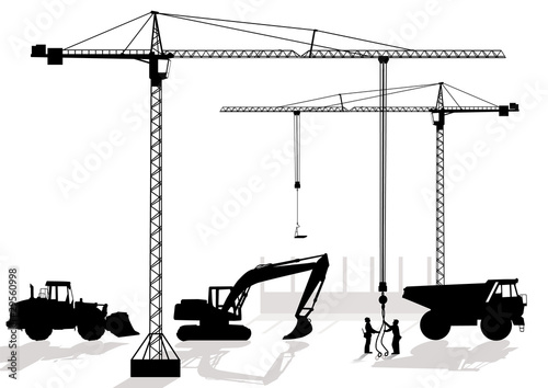 auf der Baustelle