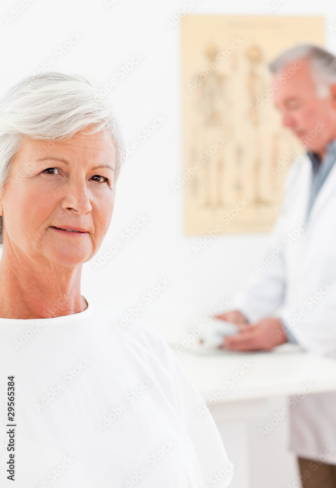 Patient looking at the camera Patient looking at the camera