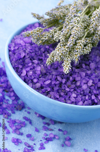 Bath salt and lavander