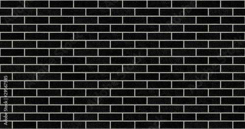 Modern Black brick wall
