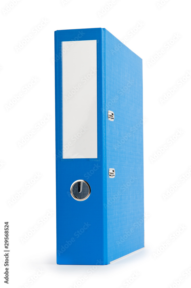 Office folders isolated on the white background Office folders isolated on the white background