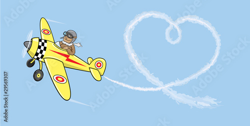 Aviator in love
