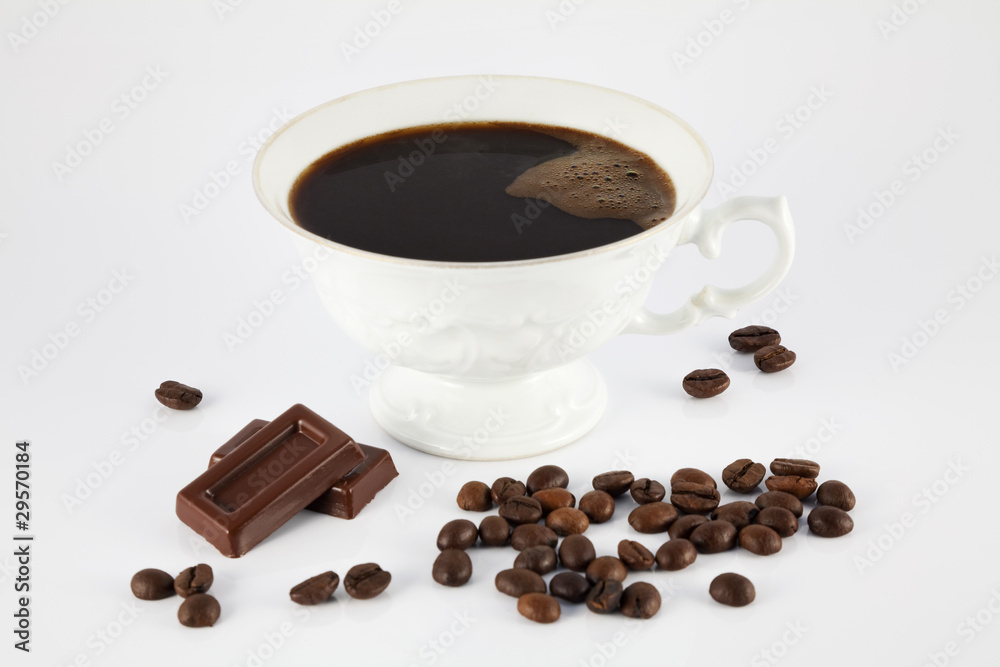 Fototapeta premium white cup