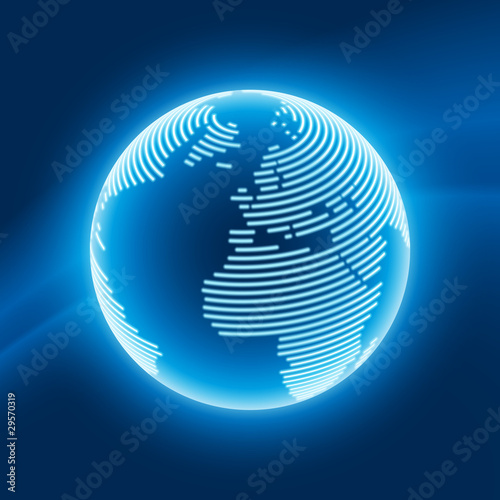 Globale Welt und Vernetzung