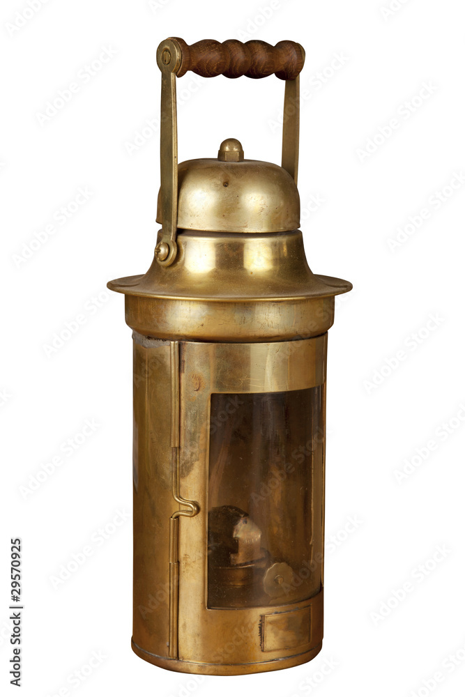 Fototapeta premium Old brassy lantern