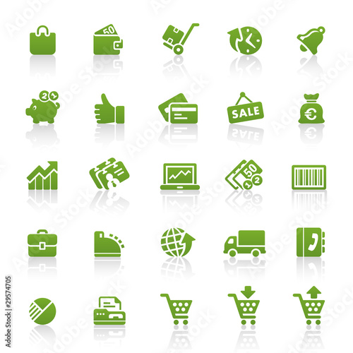 Green Web Icons