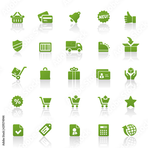 Green Web Icons