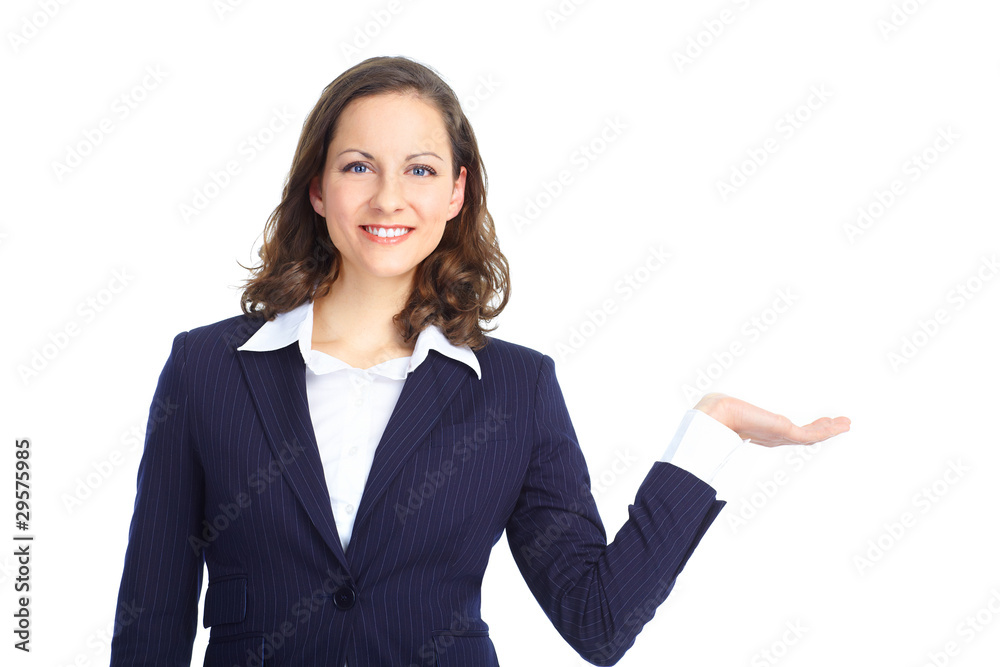 presenting business woman presenting business woman