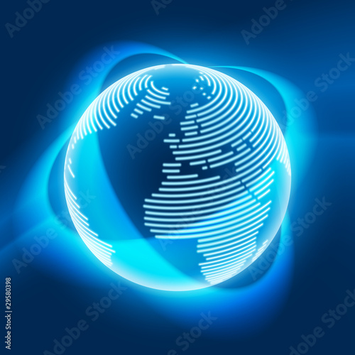 Globale Welt und Vernetzung