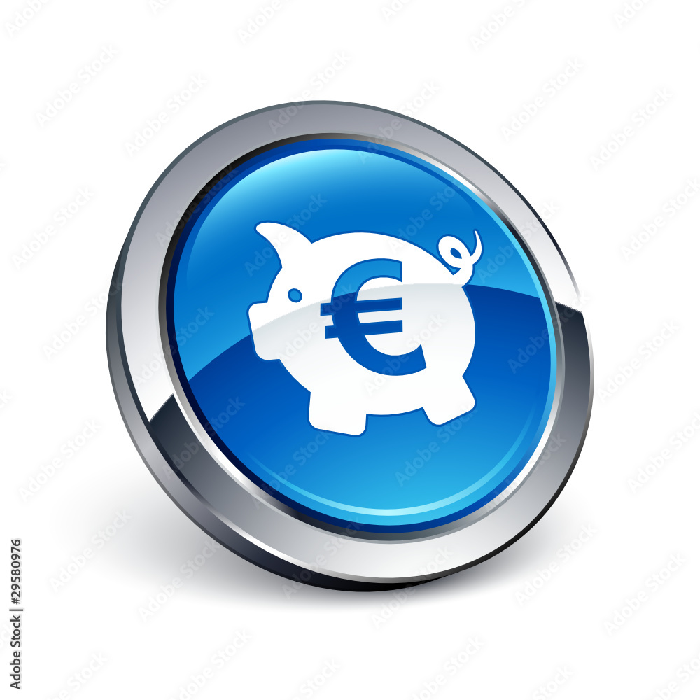 icône bouton internet tirelire argent euro icône bouton internet tirelire argent euro
