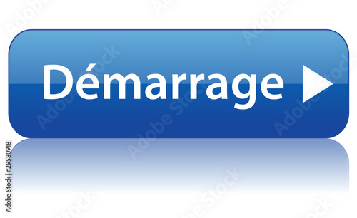 Bouton Web "DEMARRAGE" (démarrer start cliquer ici go connexion)