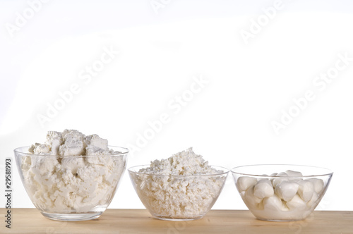 Dairy product bowls