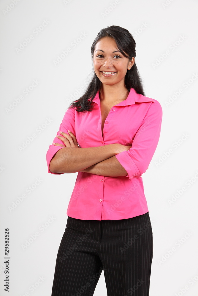 Beautiful woman with lovely smile dressed stylish Beautiful woman with lovely smile dressed stylish