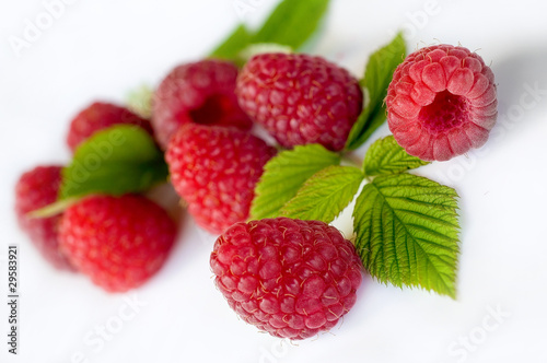 Delicious first class fresh raspberries