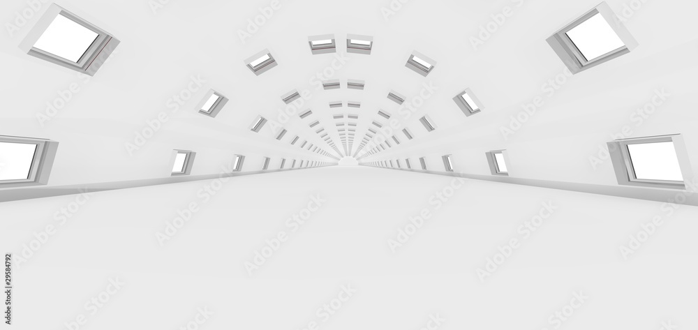 3d runder tunnel