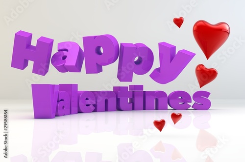 Happy Valentines hearts