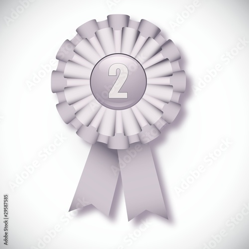 "Second place" decoration cockade