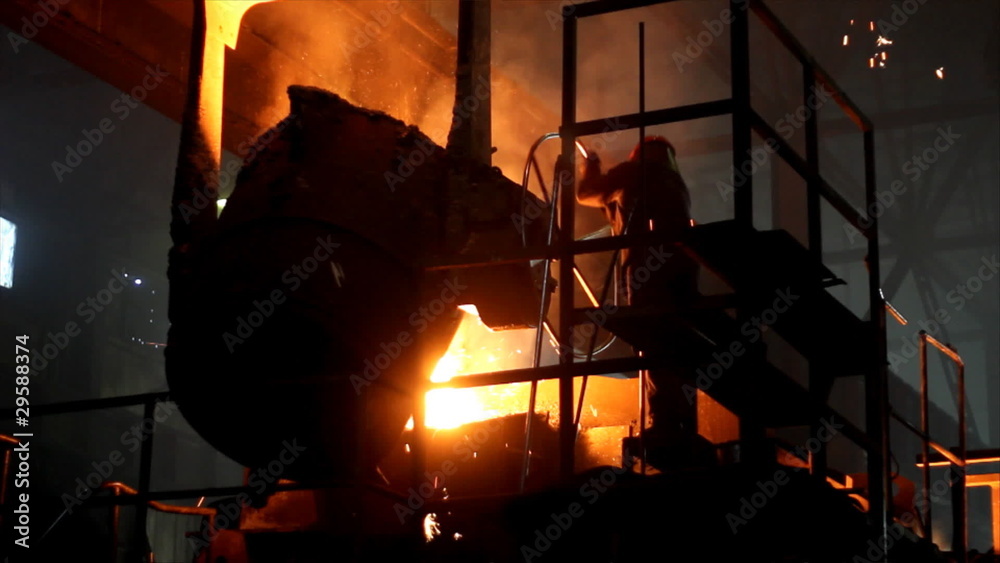 Liquid Iron in the Foundry
