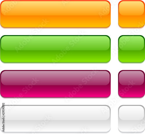 Rectangle buttons on white background.