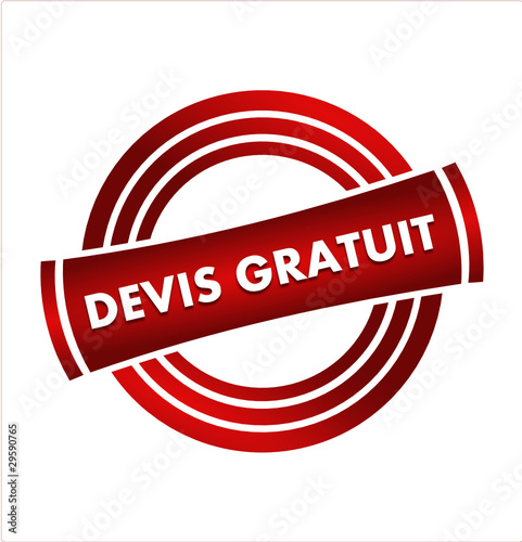 devis gratuit sur vignette rouge