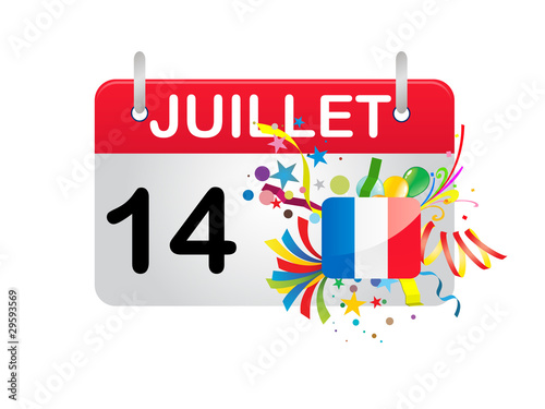 Holiday Calendar FRANCE National Day