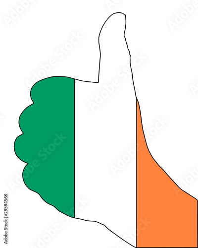 Irland Handzeichen