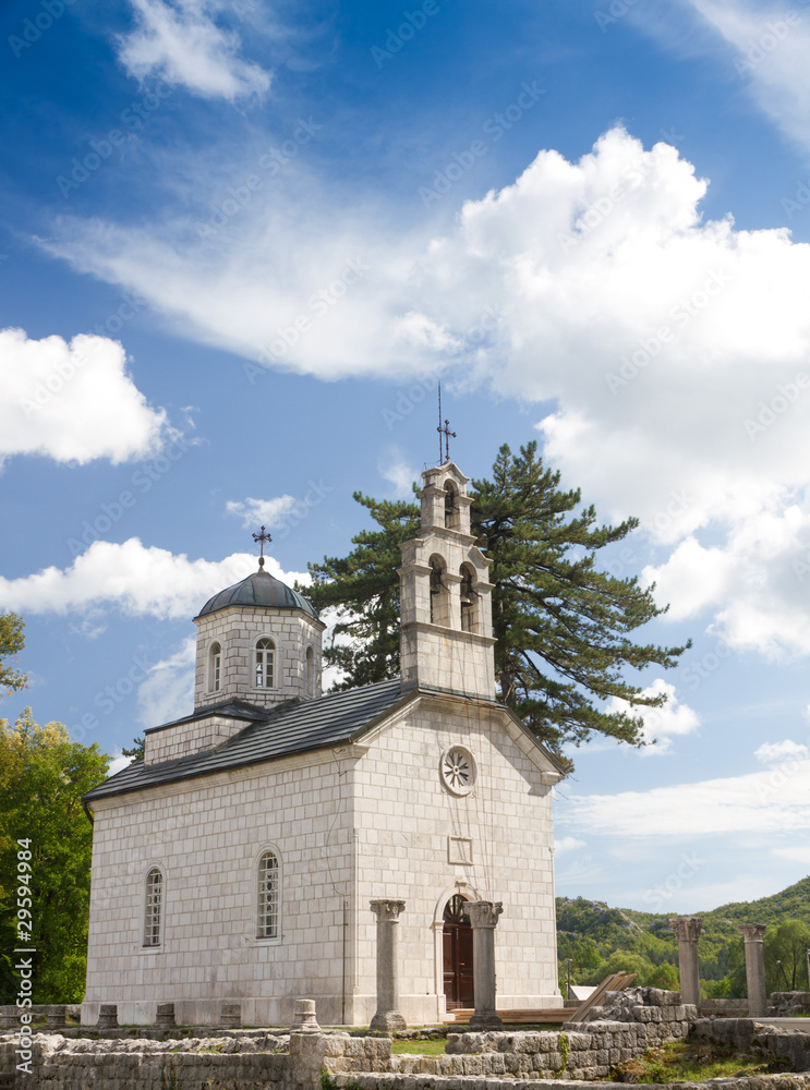 serbian orthodox court church in Cetinje, Montenegro