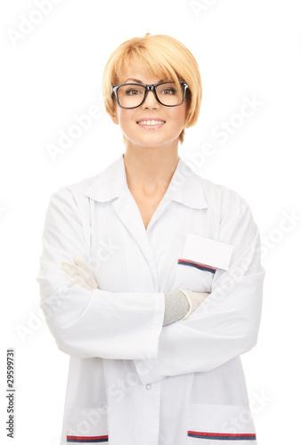 attractive female doctor